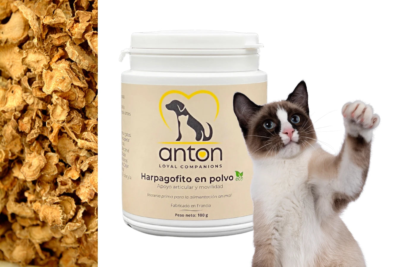 Suplemento natural perro y gato Harpagofito Anton Loyal Companions