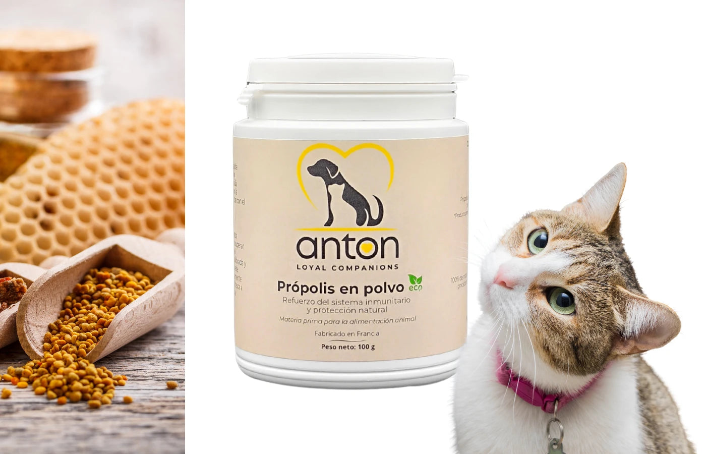 Suplemento natural perro y gato Propoleo Anton Loyal Companions