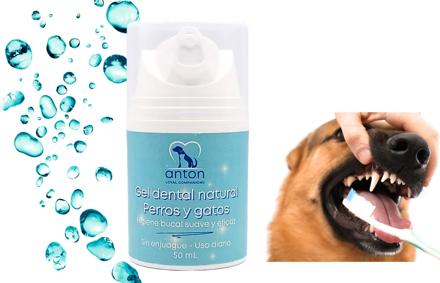 Hygiene naturale Gel Dental perro y gato Anton Loyal Companions
