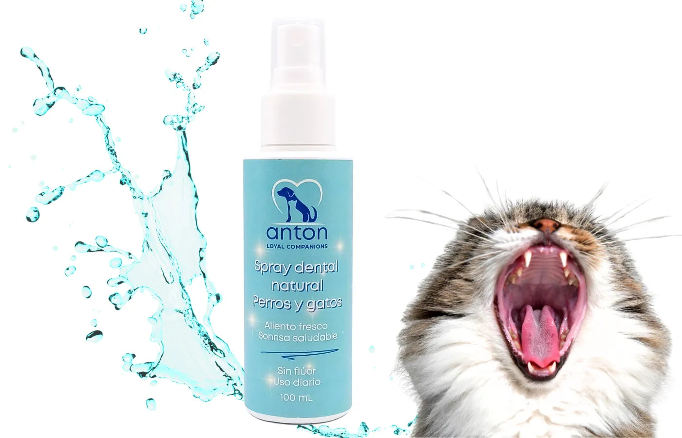 Hygiene naturale Spray dental perro y gato Anton Loyal Companions