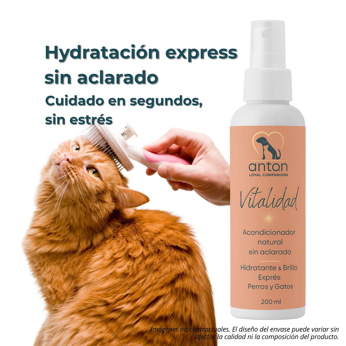 Acondicionador sin Aclarado para Perros y Gatos “Vitalidad”