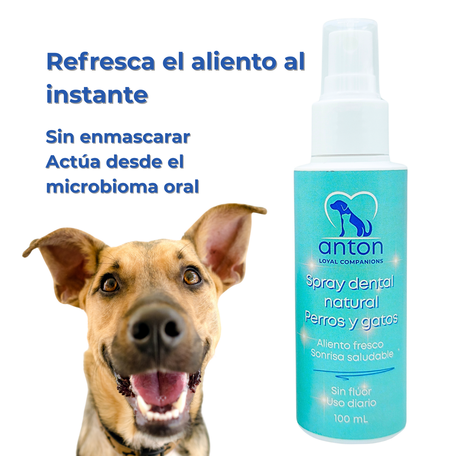 Spray Dental Natural para Perros y Gatos - 100 ml