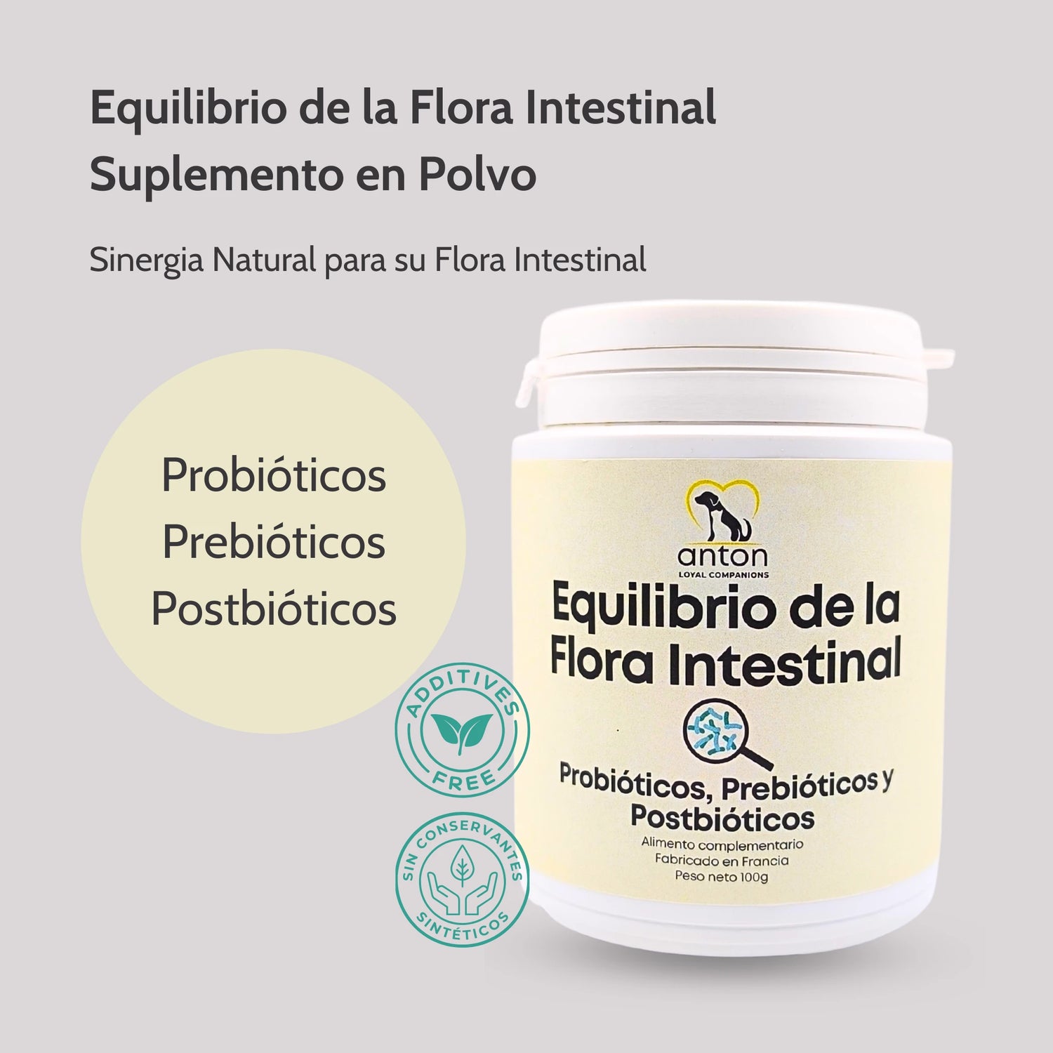 Lote natural para perros y gatos – Defensas y flora intestinal 2x100 g
