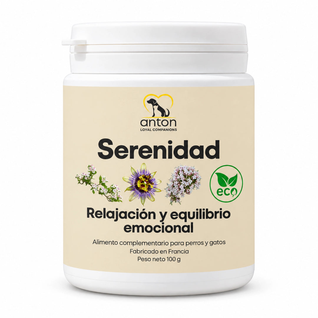 Antiestrés natural para perros y gatos – Serenidad BIO – 100 g