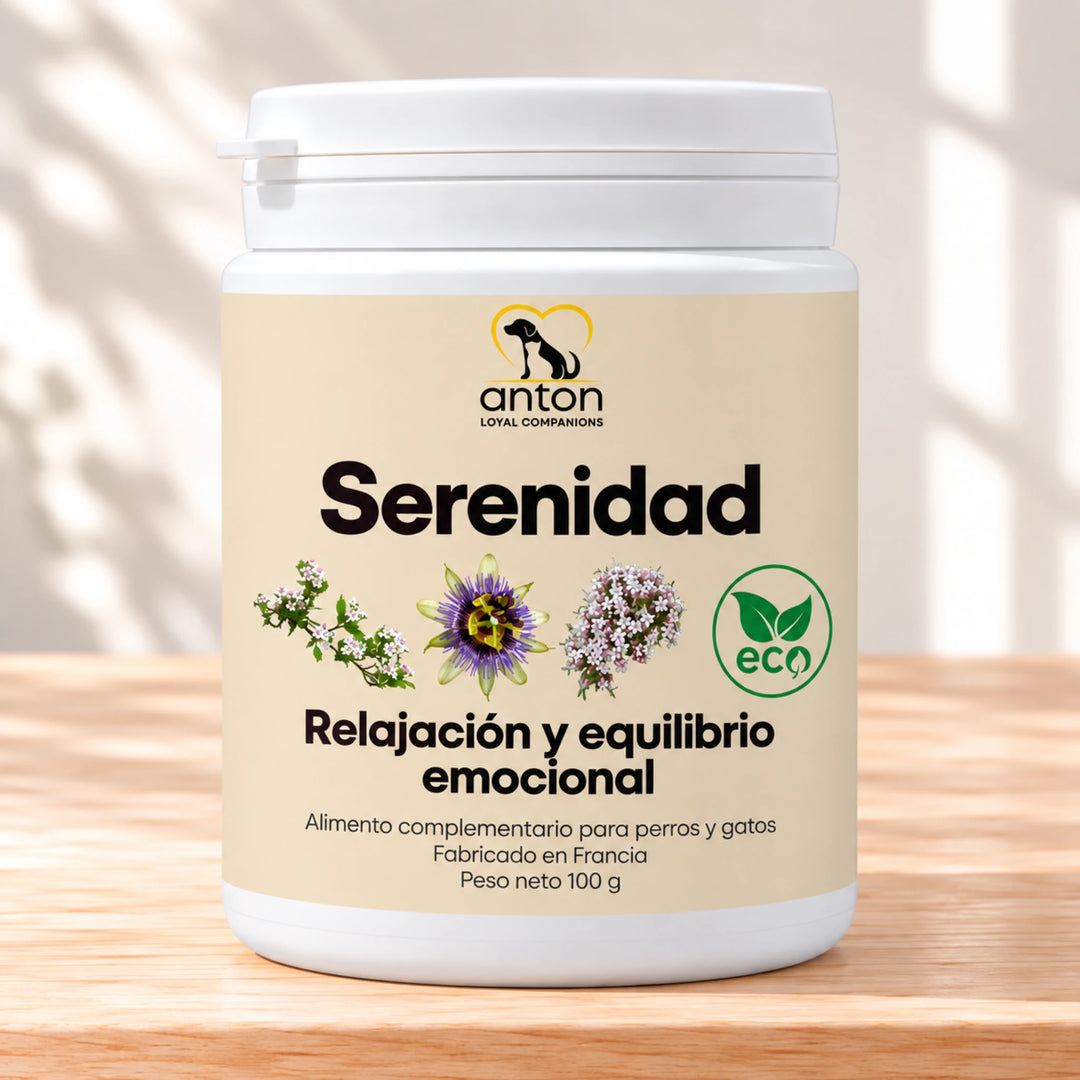 Antiestrés natural para perros y gatos – Serenidad BIO – 100 g