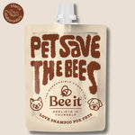 Envase de champú natural Bee It Pet Save the Bees para perros y gatos, en formato pouch ecológico