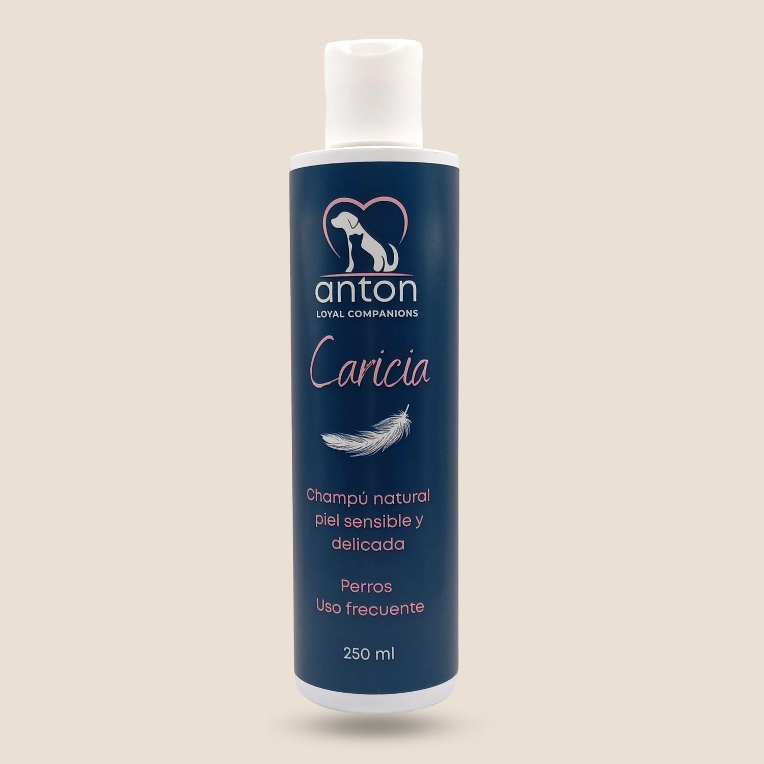 Botella de Champú natural Caricia para perros con piel sensible y delicada – ANTON