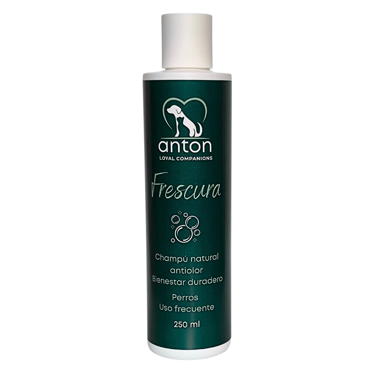 Botella del champú natural para perros “Frescura” – ANTON, 250 ml