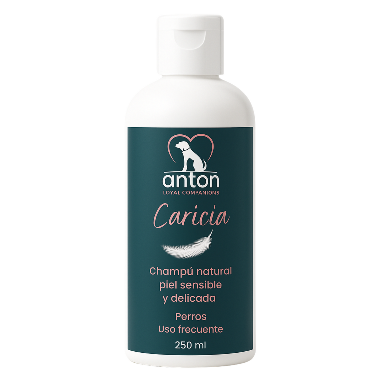 Champú Natural para Perros “Caricia” – Piel Sensible y Delicada