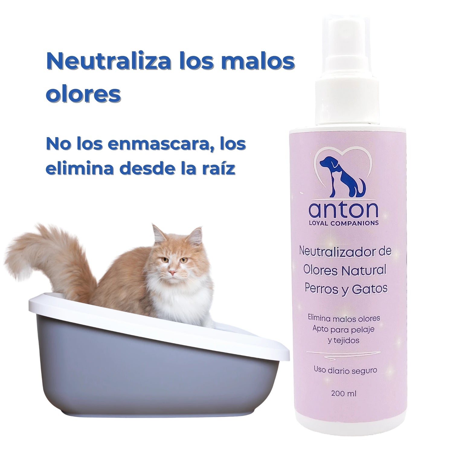 Spray Neutralizador de Olores para Perros y Gatos - 200ml_Anton Loyal Companions