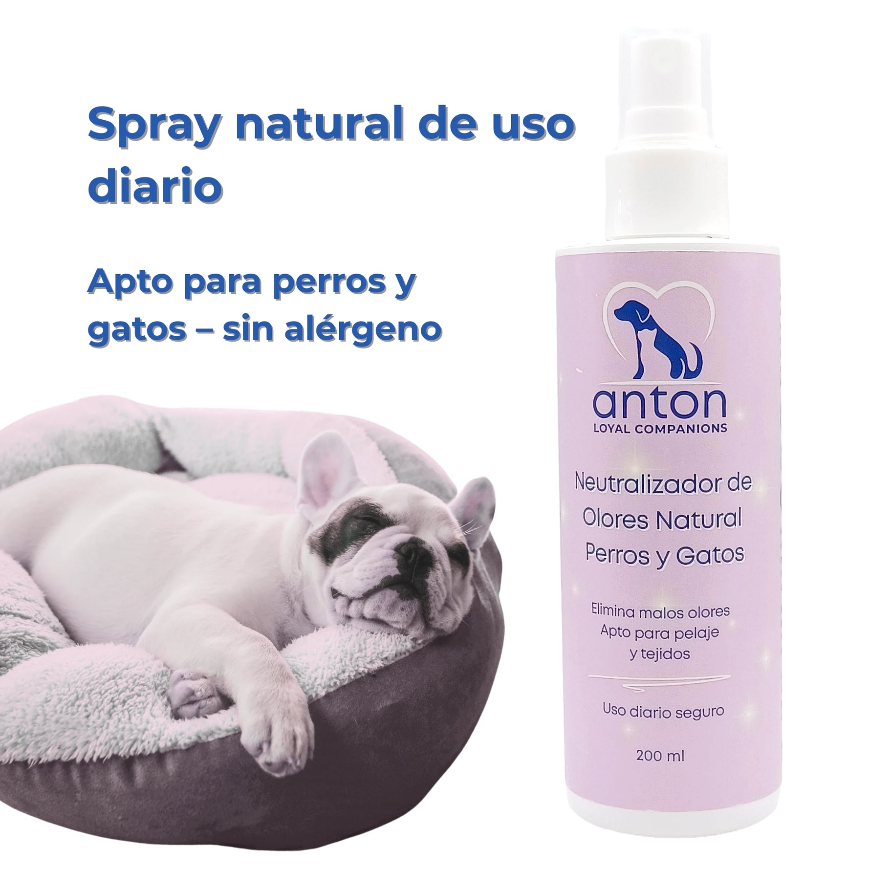 Spray Neutralizador de Olores para Perros y Gatos - 200ml_Anton Loyal Companions