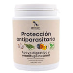Suplemento natural para perros y gatos con acción antiparasitaria ecológica. Ayuda a proteger de forma natural contra parásitos internos sin químicos agresivos.