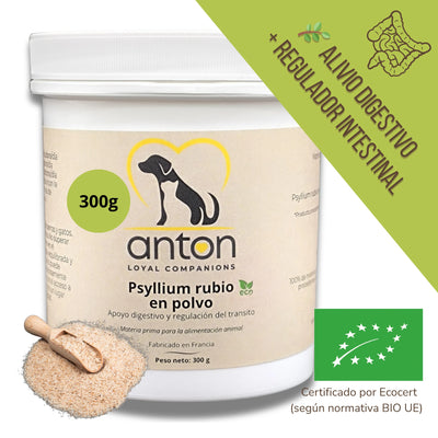 Suplemento natural para perros y gatos – Psyllium ecológico