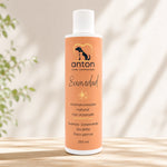 Acondicionador natural con aclarado Suavidad ANTON Loyal Companions para perros, 250 ml. Ayuda a desenredar, suavizar el pelaje y aportar brillo con una fórmula de origen natural.