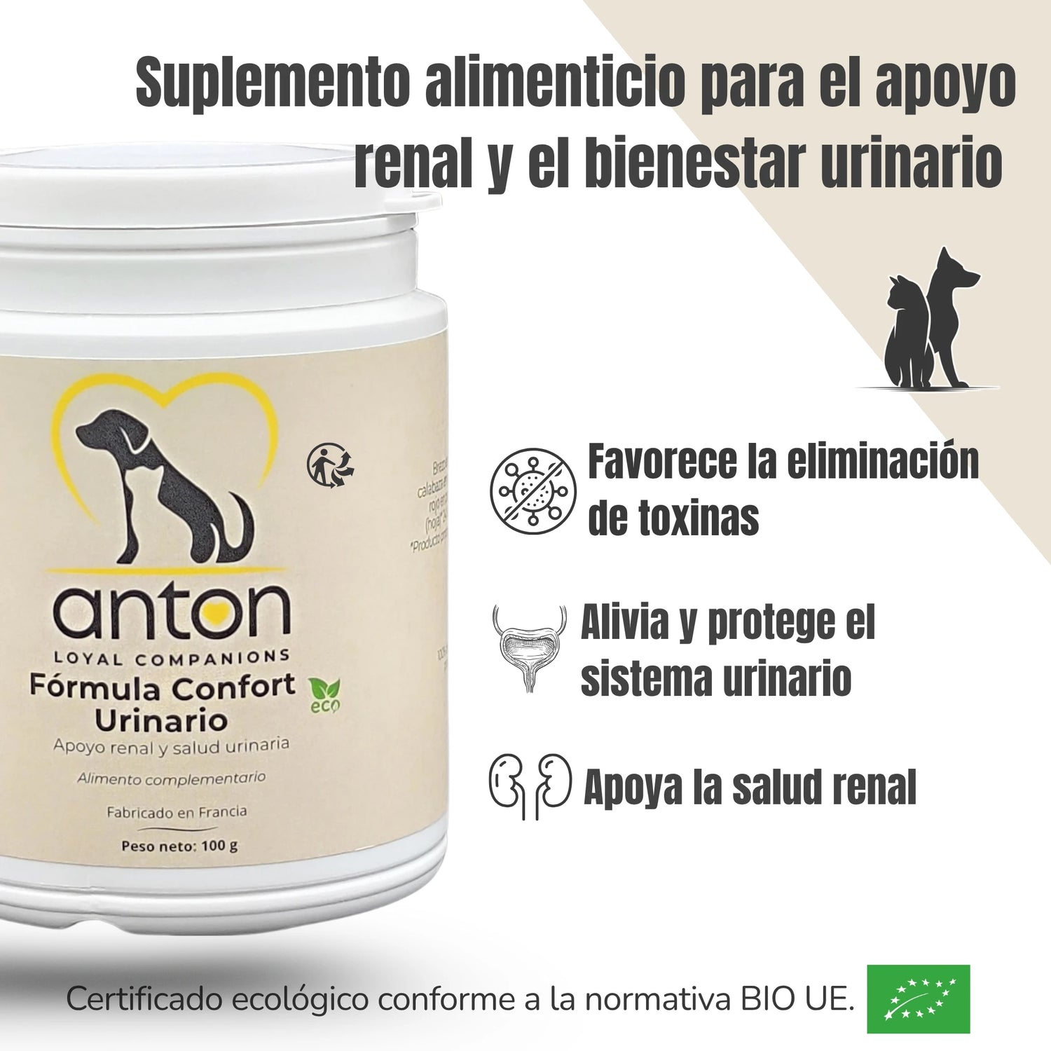 Beneficios del suplemento Confort Urinario – Eliminación de toxinas, alivio urinario y salud renal