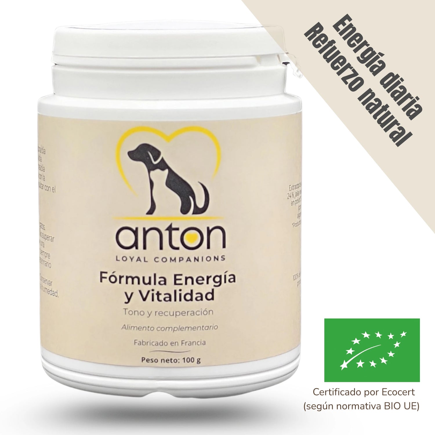 Fórmula ecológica Energía y Vitalidad para perros y gatos – Suplemento para tono muscular y recuperación natural