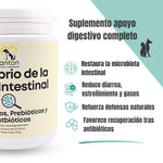 Suplemento Equilibrio de la Flora Intestinal ANTON, apoyo digestivo completo para microbiota, diarrea, estreñimiento y defensas