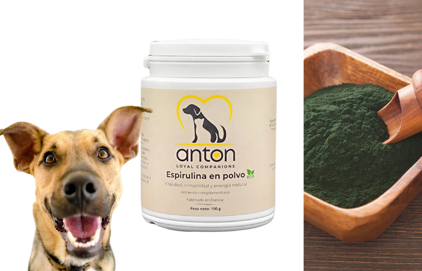 Suplemento natural perro y gato  Espirulina Anton Loyal Companions