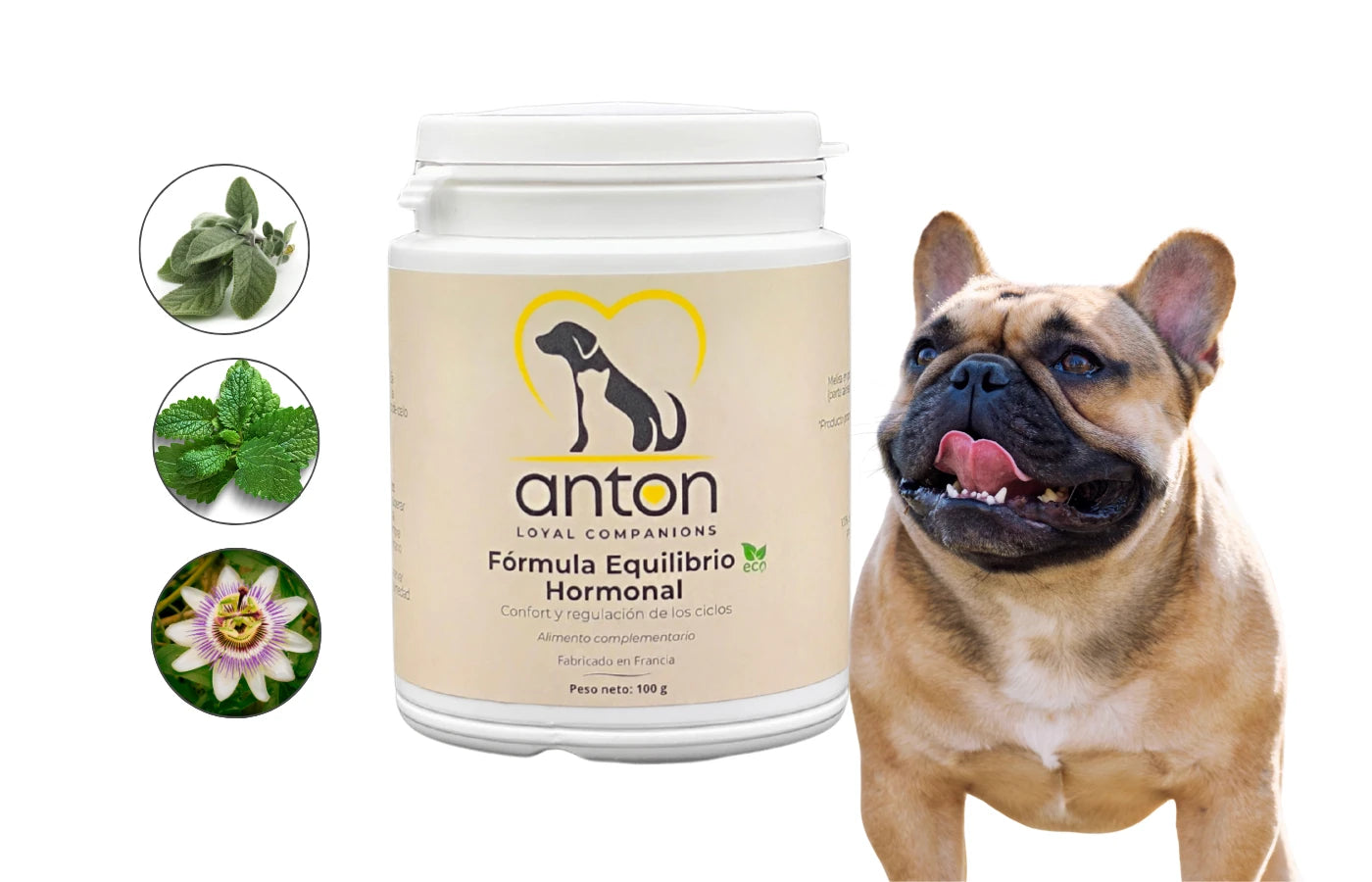 Suplemento natural  perros y gatos Equilibrio Hormonal Anton Loyal Companions