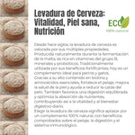 Levadura de cerveza ecológica en polvo: rica en biotina, vitaminas del grupo B, minerales y probióticos
