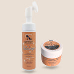 Cuidado completo natural ANTON Loyal Companions con espuma limpiadora para patas y bálsamo reparador para almohadillas y trufa para perros y gatos