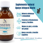Aceite Omega 3 de ANTON, apoyo natural diario para defensas, articulaciones, piel y corazón