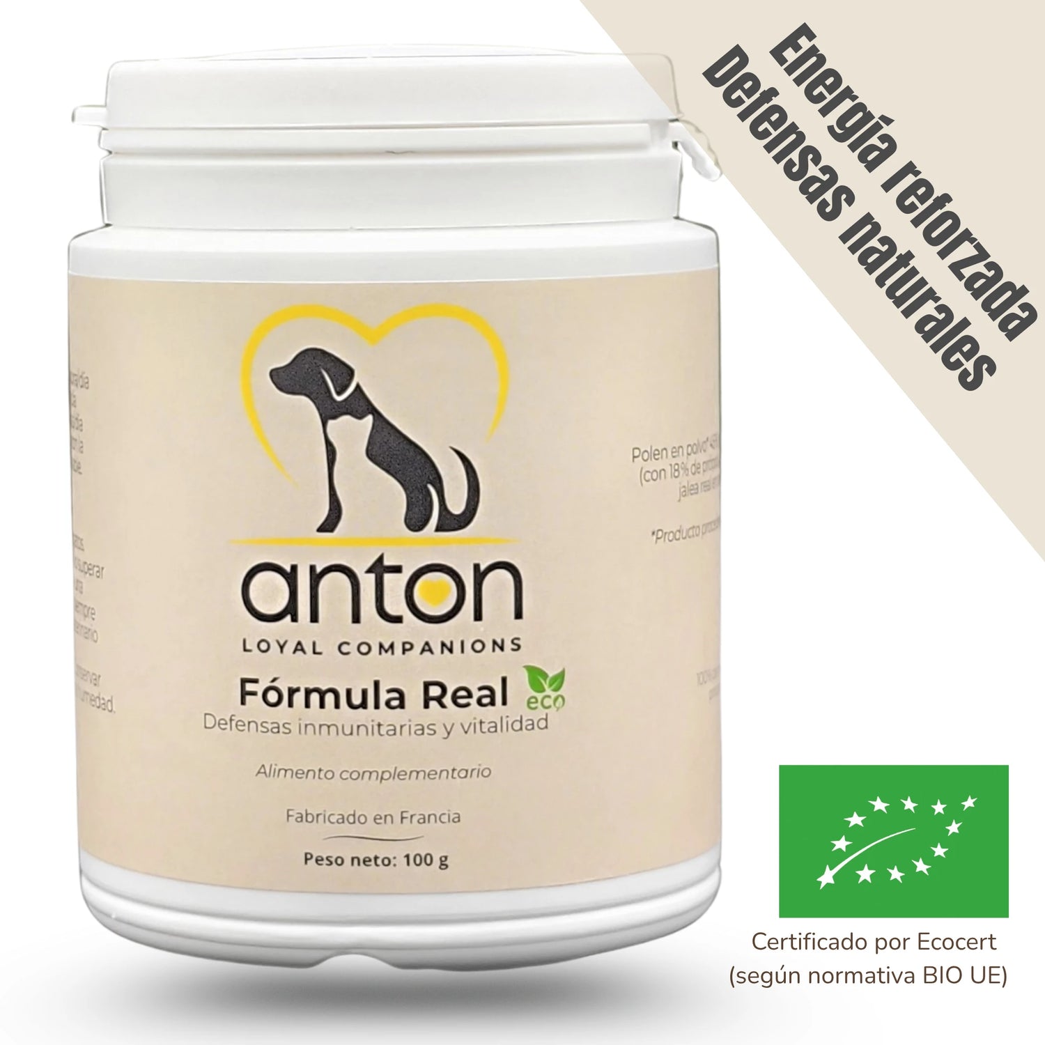 Fórmula ecológica Real para perros y gatos – Defensas inmunitarias y vitalidad natural