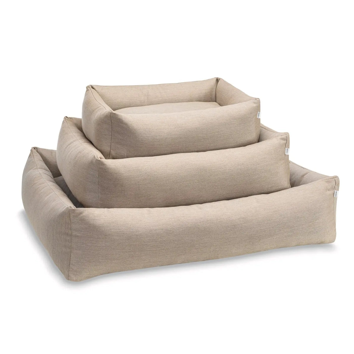 Cama ortopédica para perros SMOOTH color beige disponible en tres tamaños