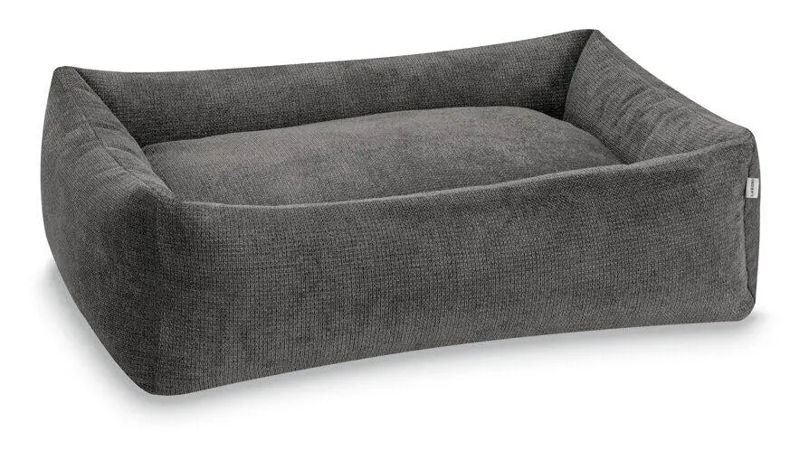 Cama para perros TUDOR color antracita con laterales acolchados