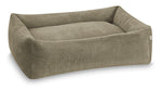 Cama para perros TUDOR color oliva con laterales acolchados