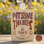 Champú natural para perros y gatos Pet Save the Bees de Bee It. Fórmula con miel ecológica, aloe vera y avena coloidal. Cuida el pelaje y apoya la biodiversidad. | ANTON Loyal Companions