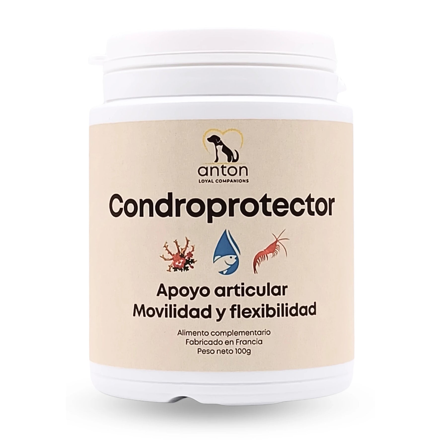 Suplemento natural Condroprotector ANTON LC para perros y gatos con apoyo para la movilidad, la flexibilidad y el confort articular