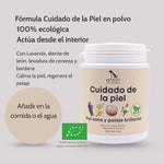 Cuidado de la Piel ecológico en polvo ANTON Loyal Companions para perros y gatos, con lavanda, diente de león, levadura de cerveza y bardana, calma y regenera la piel, certificado por Ecocert.