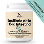 Equilibrio de la flora intestinal para perros y gatos de ANTON Loyal Companions, con prebióticos, postbióticos y fermentos lácticos tyndallizados para apoyar la digestión, la microbiota intestinal y las defensas naturales.