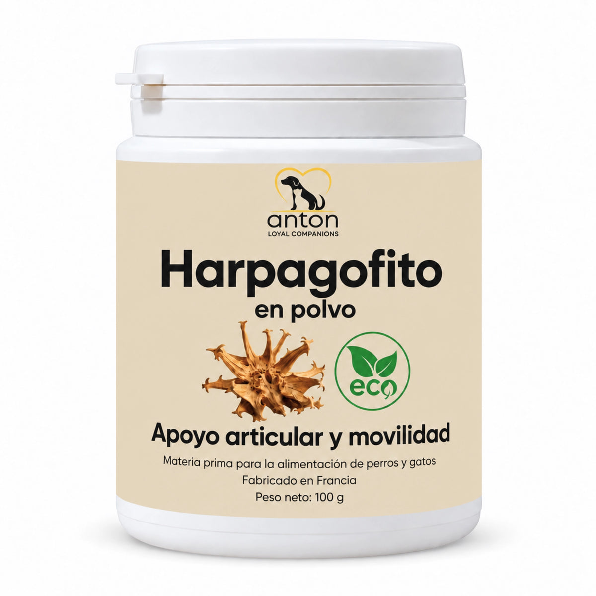 Harpagofito BIO para perros y gatos – Movilidad y confort articular – 100 g