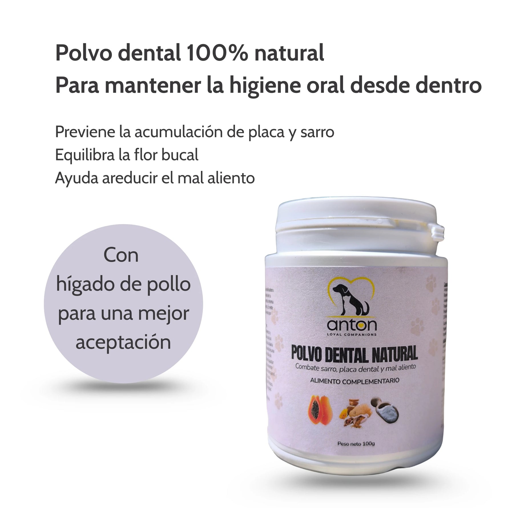 Lote Cuidado Bucal Natural – Higiene Oral Suave para Perros y Gatos_Anton Loyal Companions