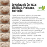 Levadura de cerveza BIO en polvo para perros y gatos, fuente de vitaminas del grupo B, minerales y nutrientes para el pelaje, la piel y la digestión.