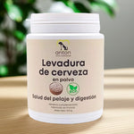 Levadura de cerveza ecológica en polvo ANTON Loyal Companions para perros y gatos, refuerza el pelaje, la piel y la digestión de forma natural. Fabricado en Francia con ingredientes ECO certificados.
