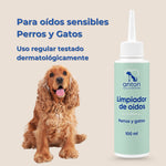 Limpiador de oídos para perros y gatos ANTON Loyal Companions para la higiene regular de oídos sensibles