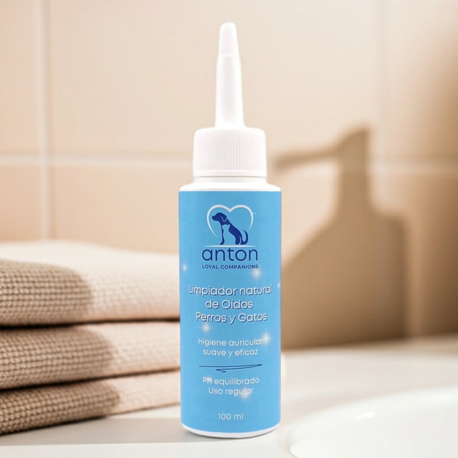 Limpiador natural de orejas y oídos para perros y gatos – 100 ml