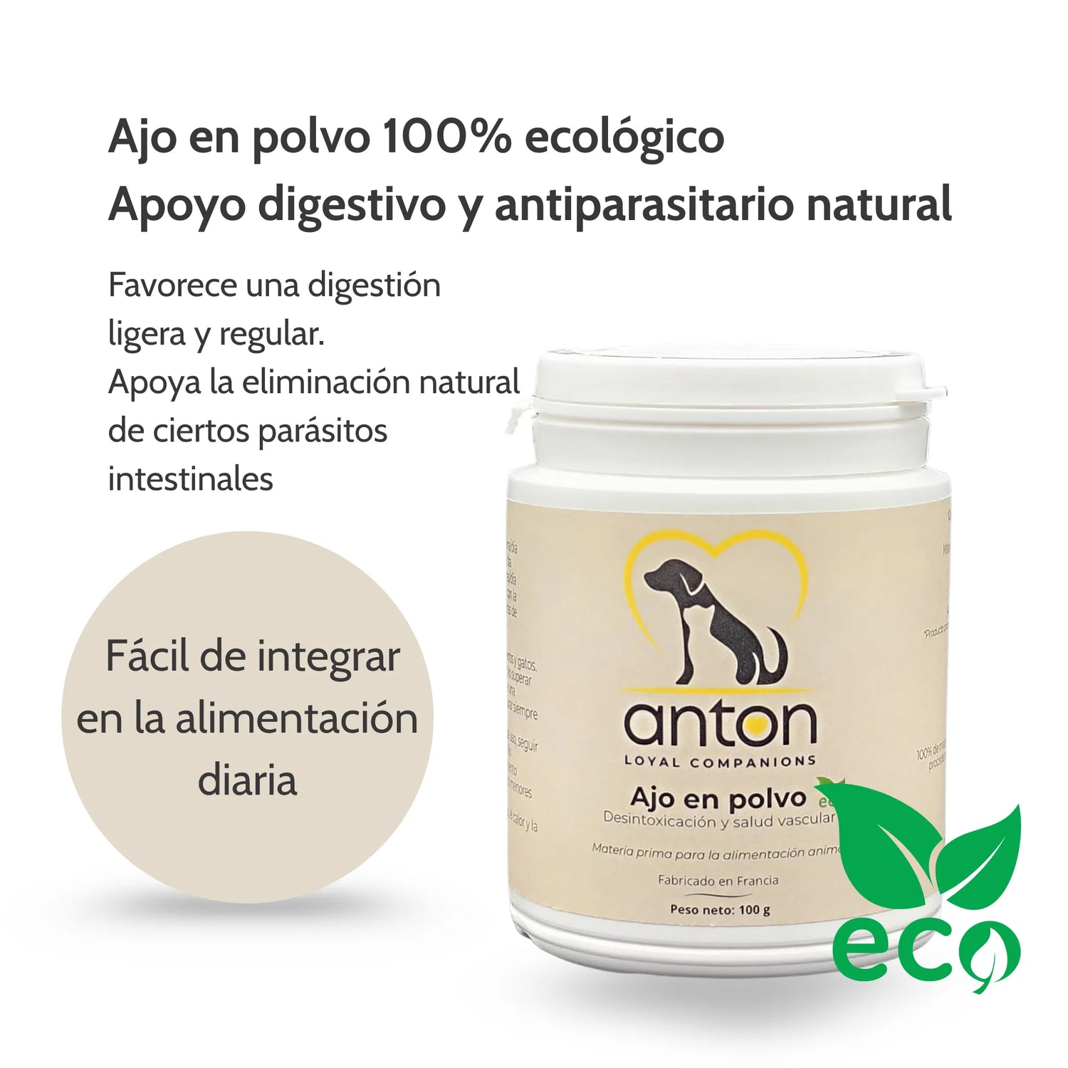 Lote suplementos naturales defensas digestion perros gatos_Anton loyal Companions