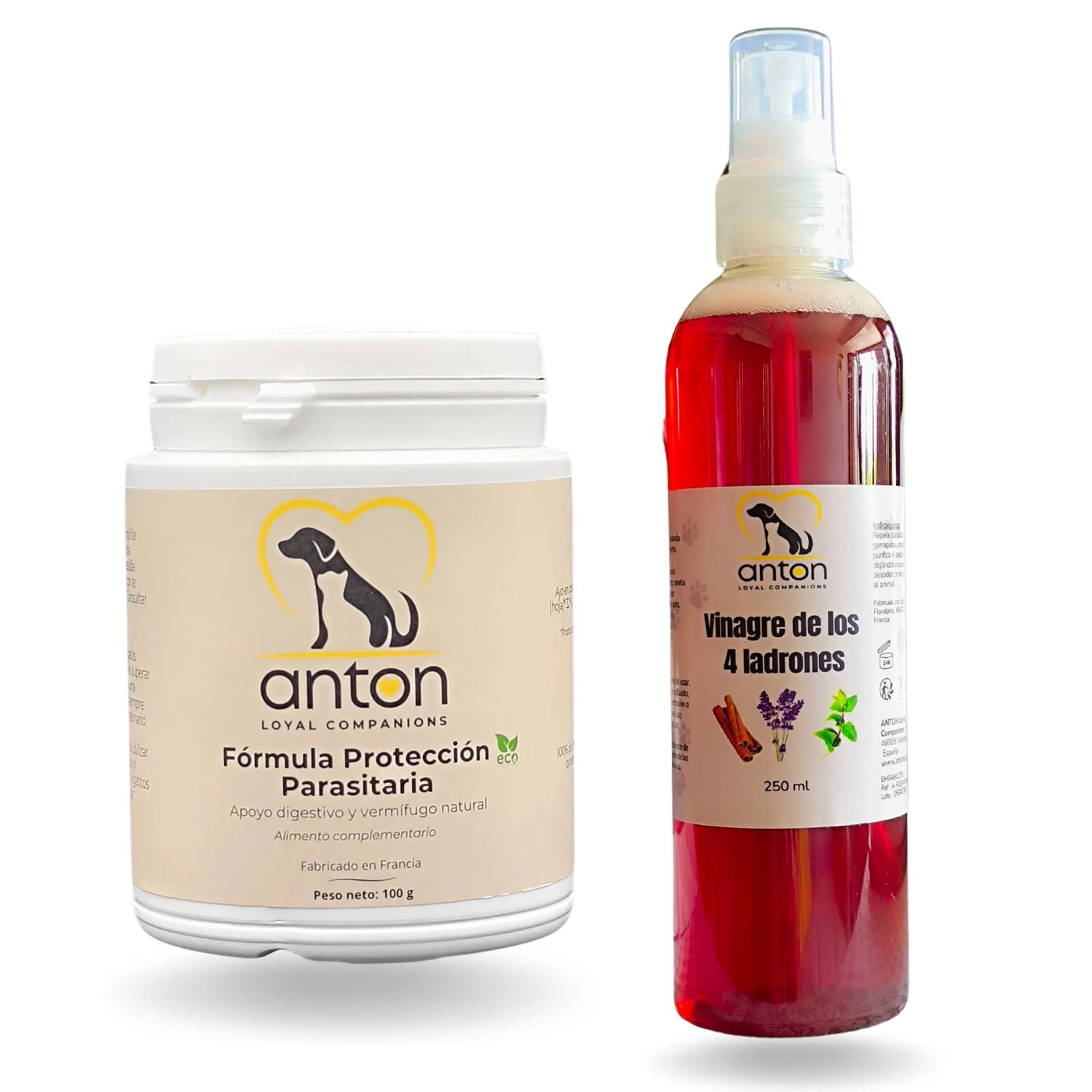 Lote “Defensa Natural Interna & Externa” – Protección 360° para Perros    y Gatos_Anton Loyal Companions