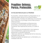Beneficios del propoleo para perros y gatos - Defensa natural rica en flavonoides y antioxidantes, propiedades antivirales y cicatrizantes, ideal para piel y vias respiratorias