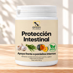 Protección Intestinal ECO ANTON Loyal Companions para perros y gatos. Bote de 100 g con la mención Apoyo frente a parásitos internos.