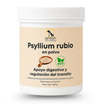 Bote de Psyllium rubio BIO en polvo para perros y gatos, apoyo digestivo y regulación del tránsito, 300 g