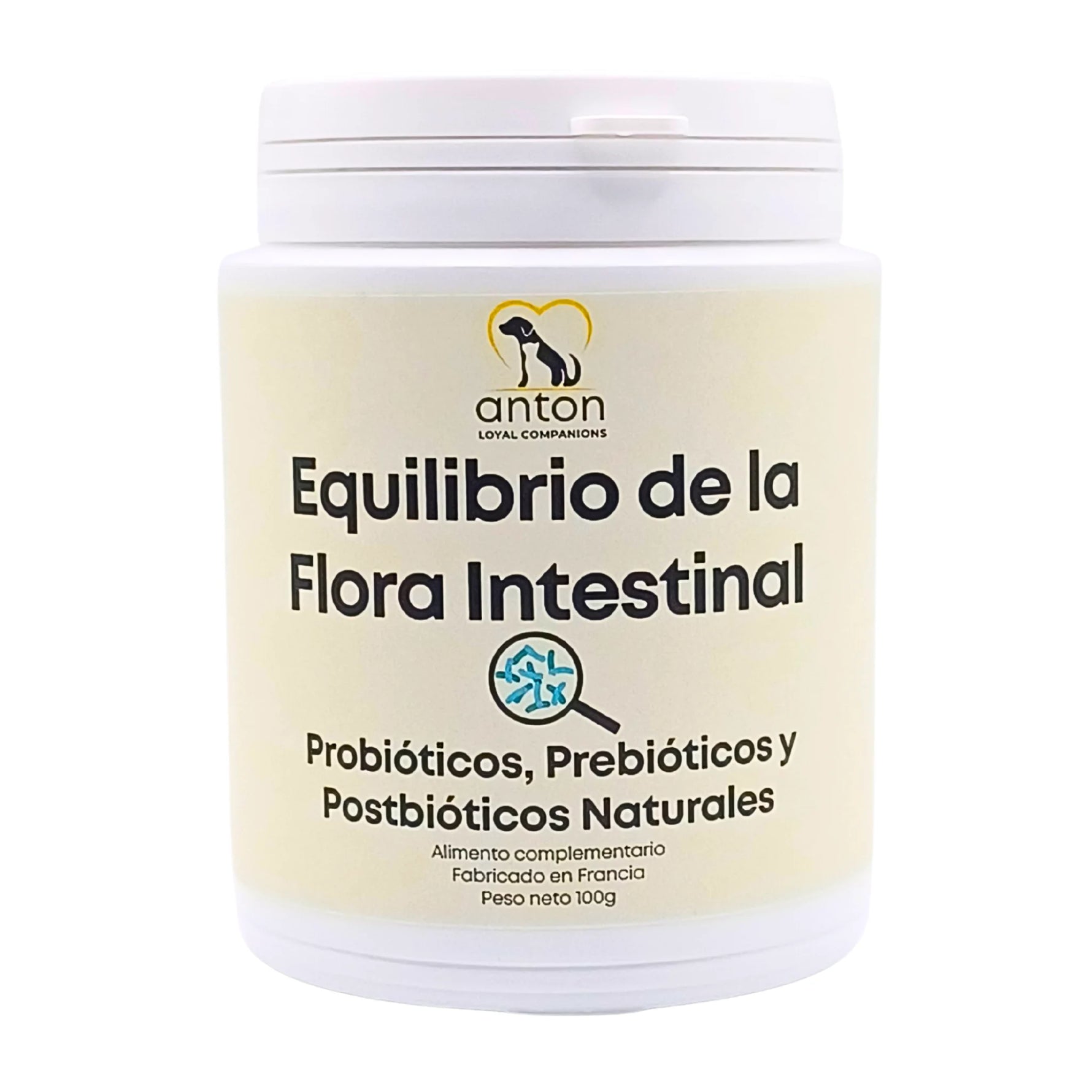 Suplemento natural con probióticos, prebióticos y postbióticos para perros y gatos – equilibrio digestivo y defensas reforzadas