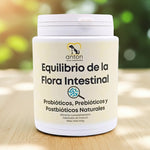 Suplemento natural para perros y gatos para el equilibrio de la flora intestinal con probióticos, prebióticos y postbióticos naturales. Fabricado en Francia por ANTON Loyal Companions.