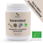 Suplemento natural Serenidad ECO ANTON para perros y gatos que ayuda a la calma y al equilibrio emocional certificado Ecocert BIO UE