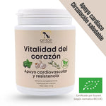 Envase del suplemento natural ecológico ANTON Loyal Companions “Vitalidad del Corazón” para perros y gatos – Apoyo cardiovascular y resistencia