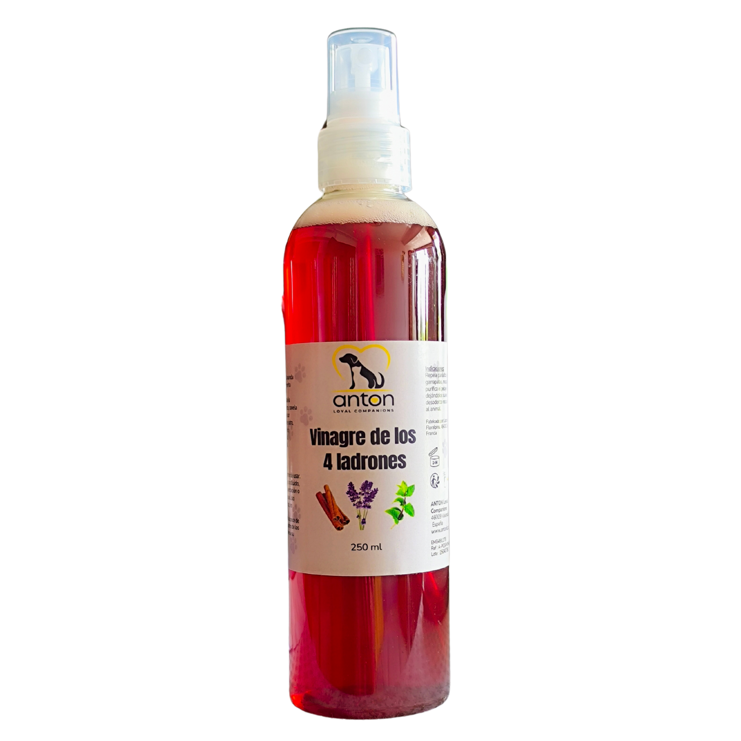 Vinagre de los 4 Ladrones para Perros y Gatos – 250ml